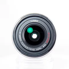 【中古】(パナソニック) Panasonic G VARIO14-42/3.5-5.6 MEGA O.I.S. [H-FS1442A] シルバーのサムネイル