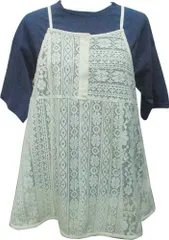 キャミソール Keitto ケイット レース KCKS6210-11 キナリ M寸