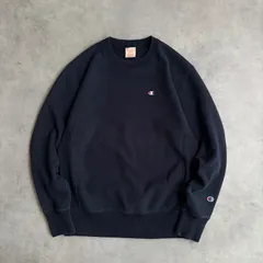 champion/チャンピオン/スウェット/REVERSE WEAVE/リバースウィーブ/サイドリブ/目あり/ロゴ刺繍/ワンポイント/ダークネイビー/jmaple