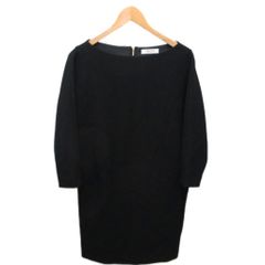 ADORE アドーア コクーンワンピース ワインレッド 38 とろみ素材