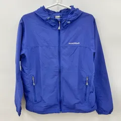 ナイロンジャケット マウンテンパーカー モンベル mont-bell 160 ブルー 長袖