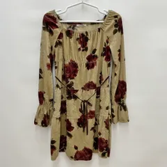 ワンピース レストローズ L'EST ROSE M 花柄 長袖