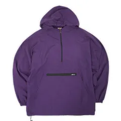 ウールリッチ WOOLRICH 90s 90年代 ナイロンアノラック プルオーバー パーカー 旧タグ 無地 ブランク USA ヴィンテージ L.L.Bean OEM 古着 メンズ コート ジャケット パープル 紫 M相当【中古】