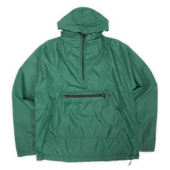 エルエルビーン L.L.Bean 70s 70年代 筆記体タグ ナイロンアノラック プルオーバー パーカー オールド MADE IN USA アメリカ製 ヴィンテージ 古着 メンズ コート ジャケット グリーン 緑 L【中古】
