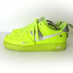 ナイキ NIKE エアフォース 1 AIR FORCE 1 07LV8 UTILITY ユーティリティ スニーカー Volt ボルト 蛍光 ネオンイエロー 27.5cm US 9.5 くつ 靴 シューズ レア 希少