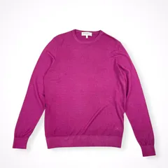 Salvatore Ferragamo サルバトーレ フェラガモ / ウールシルクニット パープル 参考定価：100,000程度 SIZE：Lのサムネイル