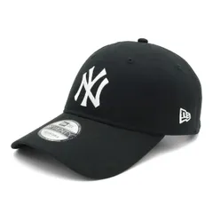[ニューエラ] ローキャップ ONSPOTZ別注 NY/ブラック M/L 9Twenty Long Visor Non-Washed Mlb New York Yankees