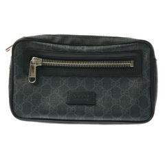 GUCCI グッチシマ レザー ボディバッグ 162916 ブラウン ウエスト