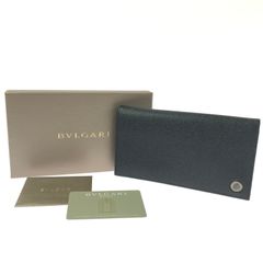 中古美品】BVLGARI 二つ折り長財布 ダークブラウン - メルカリ