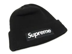 ■新品同様■ Supreme シュプリーム アクリル100％ ニット帽 ニットキャップ 帽子 ブラック系 AZ4165