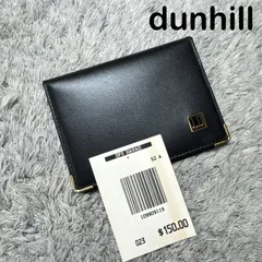【未使用】dunhill ダンヒル カードケース 名刺入れ レザー ブラック