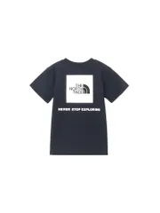 THE NORTH FACE(ザノースフェイス) 半袖 カットソー Tシャツ S/S Back Square Logo Tee ブラック 140