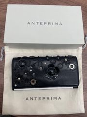 ANTEPRIMA アンテプリマ がま口長財布 ブラック - メルカリ
