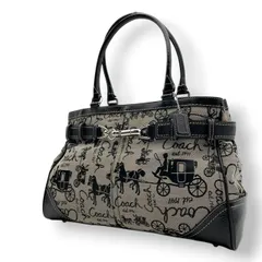 美品 コーチ COACH トートバッグ ワンショルダー ハンドバッグ シグネチャー キャンバス レザー グレー ブラック 黒 エレガント カジュアル ビジネス 通勤 通学 お出かけ 普段使い トラベル 旅行 大容量 レディース 自立可 肩掛け 鞄 S92