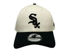 NEWERA (ニューエラ) シカゴ・ホワイトソックス 9FORTY CAP ベースボールキャップ 60595216 F ナチュラル×ブラック ウィメンズ/065