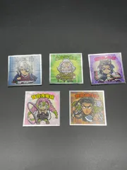 鬼滅の刃マンチョコ 無限城編 シール 5枚セット（宇髄/桑島/しのぶ/蜜璃/悲鳴嶼）