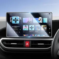 Lamicall トヨタ ライズ ルーミー専用 ナビ保護ガラスフィルム 9インチ 1:1高精度カット 高透過率 9H強化ガラス フィルム 傷防止 高感度タッチ 撥水撥油 液晶保護フィルム 耐衝撃 反射防止 画面保護シート 自己吸着 貼付け簡単 スクリーン  0