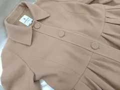 【LANVIN en Bleu】 38 コート ベージュ ランバン オン ブルー 衣料 レディース 中古
