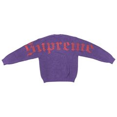 23TNF PURPLE LABEL ポップコーンウールラグランセーター - メルカリ