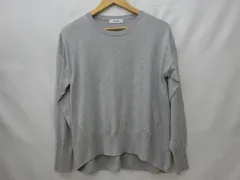 ピノーレ PINORE ニット セーター グレー 長袖 サイズ38 トップス 中古品