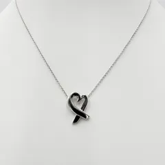 TIFFANY&Co.（ティファニー） パロマ・ピカソ ラビング ハート ペンダント ネックレス シルバー SV925 41cm レディース 【中古】