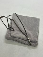 GUCCI シルバー925 長方形プレートネックレス 箱・袋・カード付き 美品