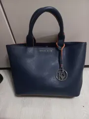 アルマーニ ARMANI ジーンズ トートバッグ ネイビー