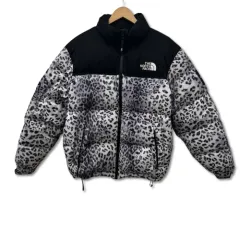 THE NORTH FACE ザノースフェイス レオパード(ヒョウ柄) ヌプシ ショート ダウン