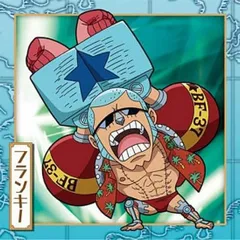 【SW14-27 フランキー (N ノーマル) 】にふぉるめーしょん ワンピース大海賊シールウエハースLOG.14