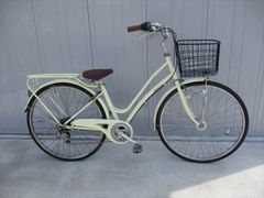 F5 ☆整備済み☆完成車発送☆中古シティ自転車 27インチ グレー LED 