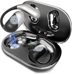 【送料無料】言葉の壁を解消！AI 同時通訳イヤホン 198 言語リアルタイム双方向翻訳 オープンイヤー Bluetooth6.1 ワイヤレスイヤホン 17.3mm ドライバー Hi-Fi 60 時間再生 IPX7 防水 オフライン対応 海外旅 6de7c6aa