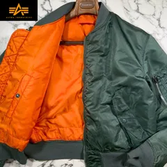 現行/モスグリーン(L)●ALPHA MA-1 フライトジャケット ブルゾン ミリタリー アウター 空軍 メンズ 深緑 春秋 AIR FORCE ナイロン メンズ