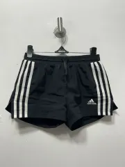 adidas 3本線 ハーフパンツ ブラック 140 キッズ