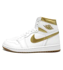 ナイキ NIKE 【 WMNS AIR JORDAN 1 RETRO HIGH OG White and Gold FD2596 107 】 ウィメンズ エア ジョーダン 1 ハイ ホワイト アンド ゴールド スニーカー h7457