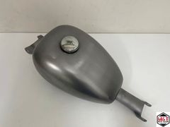 カスタムバイク用 ピーナッツタンク ブルー×シルバー - メルカリ