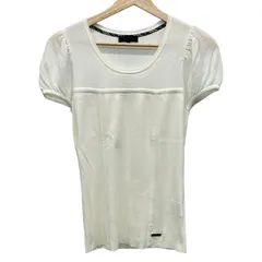 Burberry Black Label(バーバリーブラックレーベル) 半袖カットソー サイズ38 M レディース美品  - アイボリー クルーネック/パフスリーブ