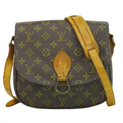 ★3日以内返品可★  LOUIS VUITTON ルイ・ヴィトン モノグラム キャンバス サンクルーGM M51242 ショルダーバッグ ブラウン コーティングキャンバス レザー レディース 2026年最新】（中古）(ルイ・ヴィトン) LOUIS VUITTON M51242