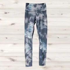 A1563 ゼラ zella カジュアルパンツ ズボン(S) グレー 柄もの 総柄 ウエストゴム