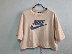ナイキ クロップド 半袖 Tシャツ ベージュ