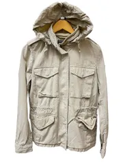 POLO JEANS CO. (ポロジーンズカンパニー) ラルフローレン M-65 ミリタリージャケット リップストップコットン S ベージュ レディース/199