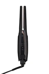 Nobby by TESCOM ストレートアイロン ヘアアイロン プロテクトイオン シルクコーティング [ パワーモード/ケアモード ] 60~210℃ 海外対応 温度調整/ロック/メモリー機能 自動OFF 開閉ロック NIS500B ラク抜きプ [ブラック]