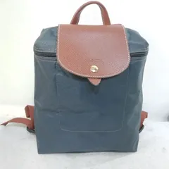 【中古】ロンシャン L1699089300　ル・プリアージュ　リュックサック グレー