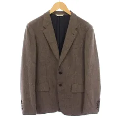 ポールスミスコレクション PAUL SMITH COLLECTION テーラードジャケット シングル ウール S ブラウン PCSL53976 /TK