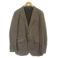 タケオキクチ TAKEO KIKUCHI テーラードジャケット 4 茶 ブラウン シングルブレスト 長袖 /GP