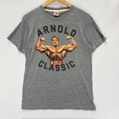 HOMAGE ARNOLD Schwarznegger オマージュ アーノルド シュワルツェネッガー プリントTシャツ ホツレ MADE IN USA サイズM 08040507 872のサムネイル