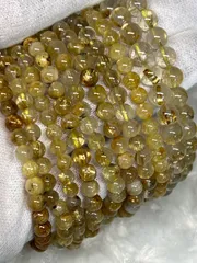 天然ゴールドルチルブレスレット