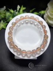 💎天然石✨️ ゴールドルチルクォーツ    ブレスレット  （高透明度）  レディース＆メンズ   E856