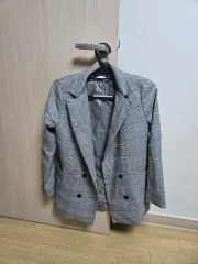 チェックダブルジャケット フリーサイズ