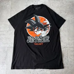 O-1144 アニメ Dragon Ball ドラゴンボール 孫悟空 グラフィックプリントTシャツ サイズS