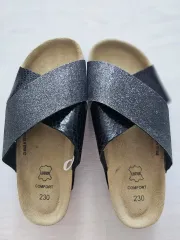 半택送料込み) 後ろヒール高め レディース スリッパ